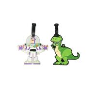 Disney Peers Hardy Toy Story Buzz & Rex Green, White & Purple 2 Piece Luggage Ta