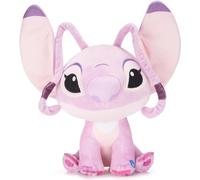 PELUCHE ANGEL DISNEY LILO & STITCH ROSA CON SUONO PUPAZZO TESTONE CM. 20