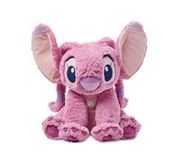 Disney Peluche ufficiale Angel Medium, Lilo & Stitch, soffice personaggio in peluche per bambini con orecchie flessibili e caratteristiche ricamate - Medio 15 3/4 pollici - Adatto a partire da 0 anni,