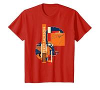 Disney Percy Jackson and Pegasus Greek Vase Style Maglietta, Bambini, Rosso, 4 anni