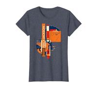 Disney Percy Jackson and Pegasus Greek Vase Style Maglietta, Donna, Pervinca, 3XL