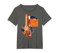 Disney Percy Jackson and Pegasus Greek Vase Style Maglietta, Donna plus-size, Asfalto, 5X