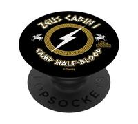 Disney Percy Jackson and the Olympians Zeus Cabin I Badge PopSockets PopGrip Intercambiabile