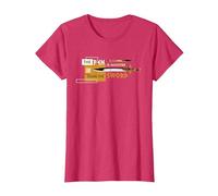 Disney Percy Jackson Riptide Pen is Mightier Than the Sword Maglietta, Donna, Rosso Mélange, 3XL