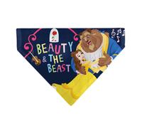 Disney Pet Bandana Beauty and The Beast Belle Dancing Pose Blue Multi Color Slip