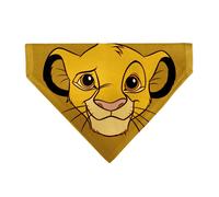 Disney Pet Bandana Lion King Young Simba Face Close Up Orange Slip On Collar Ban