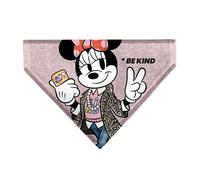 Disney Pet Bandana Minnie Mouse Be Kind Peace Pose Pinks Slip On Collar Bandana