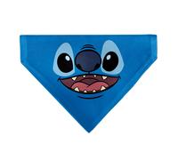 Disney Pet Bandana Stitch Smiling Face Character Close Up Blues Slip On Collar B