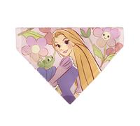 Disney Pet Bandana Tangled Rapunzel and Pascal Flowers Pose Pinks Slip On Collar