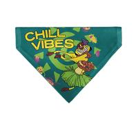 Disney Pet Bandana The Lion King Timon Chill Vibes Hula Pose Blue Multi Color Sl