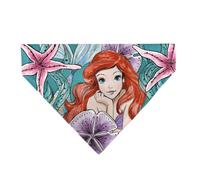 Disney Pet Bandana The Little Mermaid Ariel Pose and Shells Sketch Slip On Colla