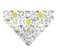 Disney Pet Bandana Winnie The Pooh Balloon Pose and Foliage Collage Slip On Coll