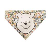 Disney Pet Bandana Winnie The Pooh Smiling Face Foliage Collage Multi Color Slip