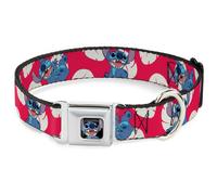 Disney Pet Collar, Dog Collar Metal Seatbelt Buckle, Lilo Stitch 4 Poses Lilo Dr