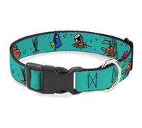 Disney Pet Collar, Dog Collar Plastic Buckle, Finding Nemo Fish and Under Sea Tr