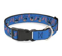 Disney Pet Collar, Dog Collar Plastic Buckle, Lilo and Stitch Stitch Expressions