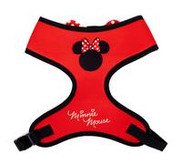 Disney Pet Harness, Dog Collar Plastic Buckle, Minnie Mouse Ears Icon with Bow A