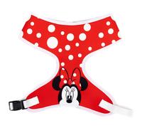 Disney Pet Harness, Dog Collar Plastic Buckle, Minnie Mouse Face and Polka Dots
