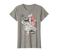 Disney Peter Pan Captain Hook Playing Card Maglietta, Donna, Ardesia, 3XL