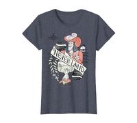 Disney Peter Pan Captain Hook Playing Card Maglietta, Donna, Pervinca, XXL