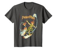 Disney Peter Pan Darling Flight Vintage Maglietta, Bambini, Asfalto, 6 anni