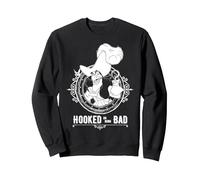 Disney Peter Pan Hooked On Being Bad Felpa, Unisex per adulti, Nero, XL
