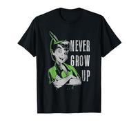 Disney Peter Pan Never Grow Up Vintage Portrait Maglietta