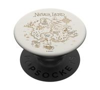 Disney Peter Pan Never Land Map And Compass PopSockets PopGrip Intercambiabile