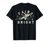 Disney Peter Pan Tinker Bell Christmas Lights Fairy & Bright T-Shirt