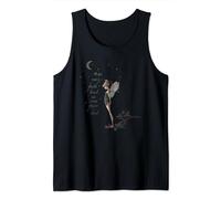 Disney Peter Pan Tinker Bell Moon Quote Art Canotta