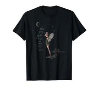 Disney Peter Pan Tinker Bell Moon Quote Art Maglietta
