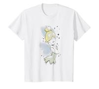 Disney Peter Pan Tinkerbell Airbrush Style Sketch Maglietta, Bambini, Bianco, 10 anni