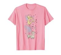 Disney Peter Pan Tinkerbell Airbrush Style Sketch Maglietta, Uomo, Rosa, M