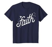 Disney Peter Pan Tinkerbell Faith Maglietta, Bambini, Navy, 10 anni