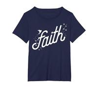 Disney Peter Pan Tinkerbell Faith Maglietta, Donna plus-size, Navy, 3X