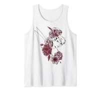Disney Peter Pan Tinkerbell Flowers Floral Outline Canotta