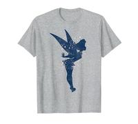 Disney Peter Pan Trilli, sagoma di Pixie Dust Maglietta, Uomo, Grigio Melange, S