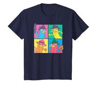 Disney Phineas And Ferb Agent P Pop Box Up Maglietta, Bambini, Navy, 2 anni