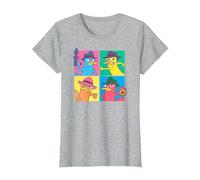 Disney Phineas And Ferb Agent P Pop Box Up Maglietta, Donna, Grigio Melange, L