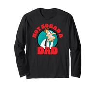 Disney Phineas And Ferb Father's Day Not So Bad Dad Dr. Doof Maglia a Manica