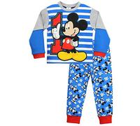 Disney - Pigiama a Maniche Lunga per Ragazzi - Mickey Mouse - 18-24 Mesi