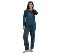 Disney Pigiama a maniche lunghe Cosmic Wheel da donna, blu, L