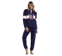 DISNEY Pigiama a maniche lunghe da donna Topolino New York, blu, M