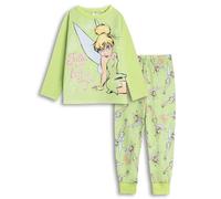 Disney Pigiama a Maniche Lunghe e Gambe Lunghe per Bambine di Trilli | Stampa ispiratrice Fede, Fiducia e Polvere di Fata | Abbigliamento da Notte e da casa per Bambini | Merchandising