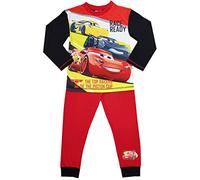 Disney Pigiama a maniche lunghe per ragazzi Cars, Nightfire / Nero, 5-6 Years