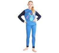 Disney Pigiama Bambina - Pigiama Stitch 6-14 Anni Pigiama Cotone Bambina Lungo Pigiamino Ragazza Stitch Originale (Blu, 6-7 Anni)