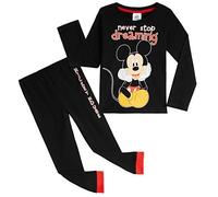Disney Pigiama Bambino Lungo in Cotone, Pigiami Mickey Mouse A Maniche Lunghe 12 Mesi - 6 Anni (2-3 Anni)