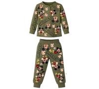 Disney Pigiama Bambino Topolino Mickey in Cotone 7508 (Verde, 5-6)