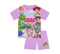 Disney Pigiama Bambino Toy Story, Pigiami Ragazzo Buzz Lightyear E Woody, Pigiama Corto Ragazzo Estate, Viola 4-5 Anni