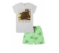 Disney Pigiama corto da donna The Mandalorian and the Child Yoda, bianco, 22-24